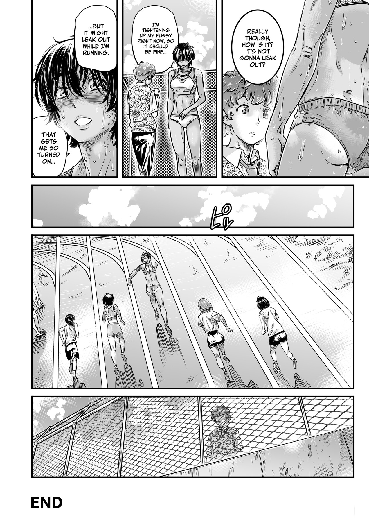 Hentai Manga Comic-A 175cm-Tall Track-and-Field Girl Wants To Run With Her Male Kouhai's Semen Inside Her-Read-30